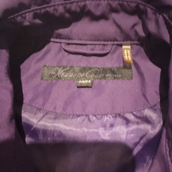 Kenneth Cole Plum Trench / Raincoat – Women’s Size M - Picture 3 of 6